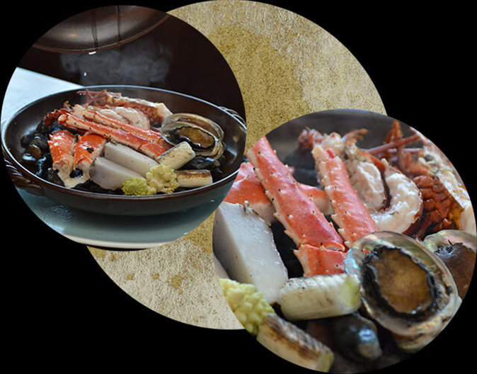 ほうらく焼きで食す新鮮魚介