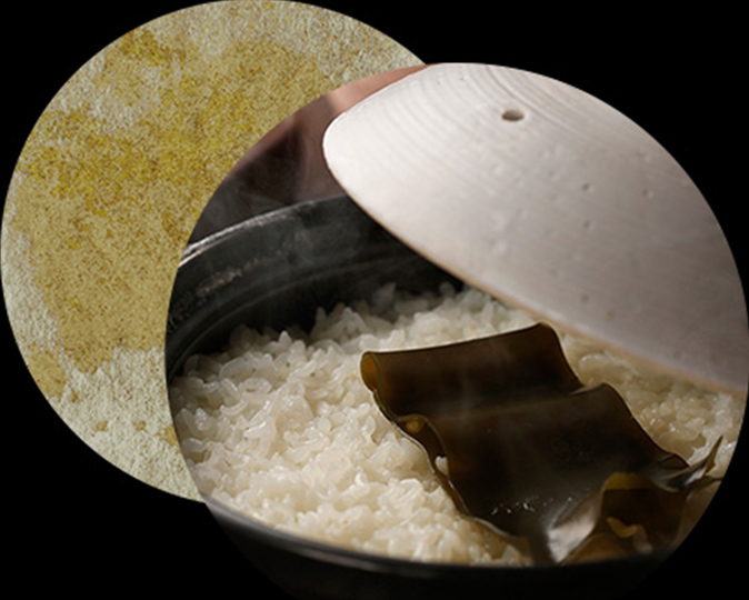 南魚沼産のコシヒカリを土鍋で炊く